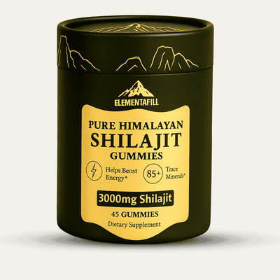 Elementafill Pure Shilajit Gummies For Men And Women | 45 Gummies Per Bottle