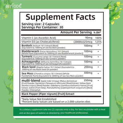 Biyode Sea Moss Capsules