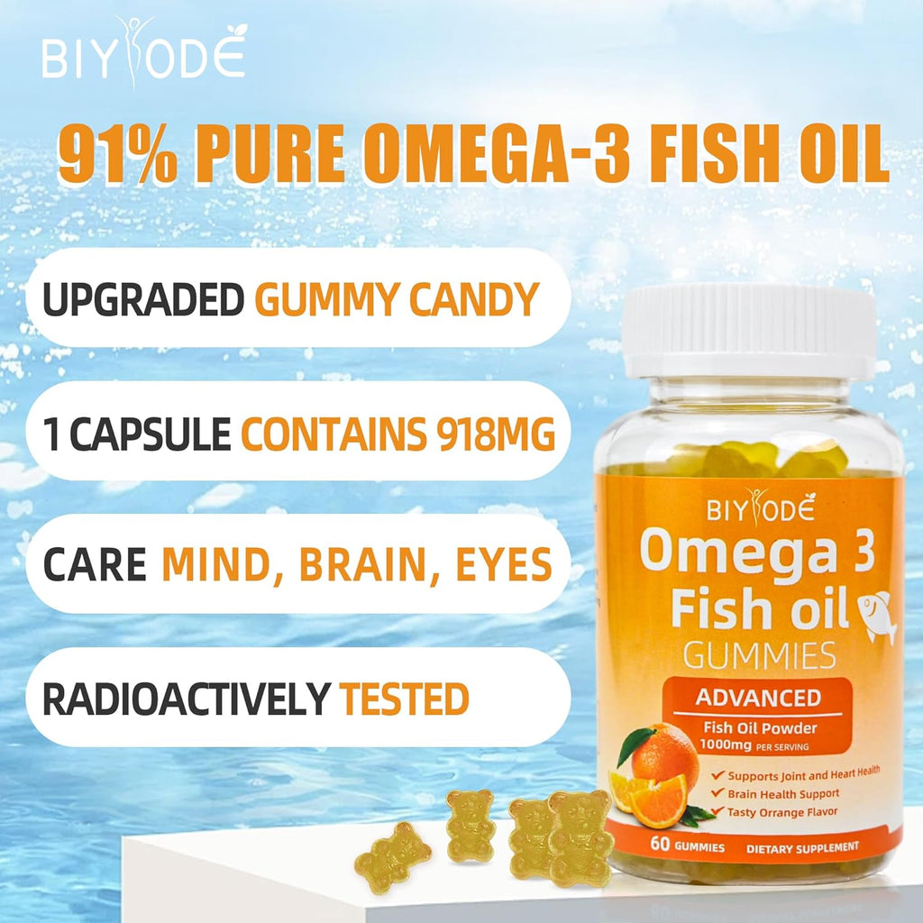 Biyode Omega-3 Fish Oil Gummies