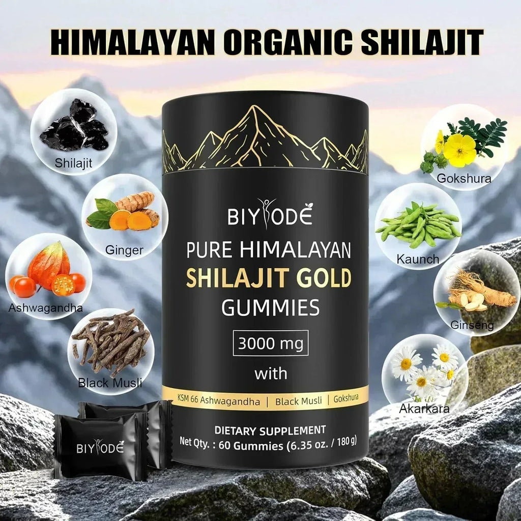 Biyode Pure Himalayan Shilajit Gummies - ELEMENTAFILL