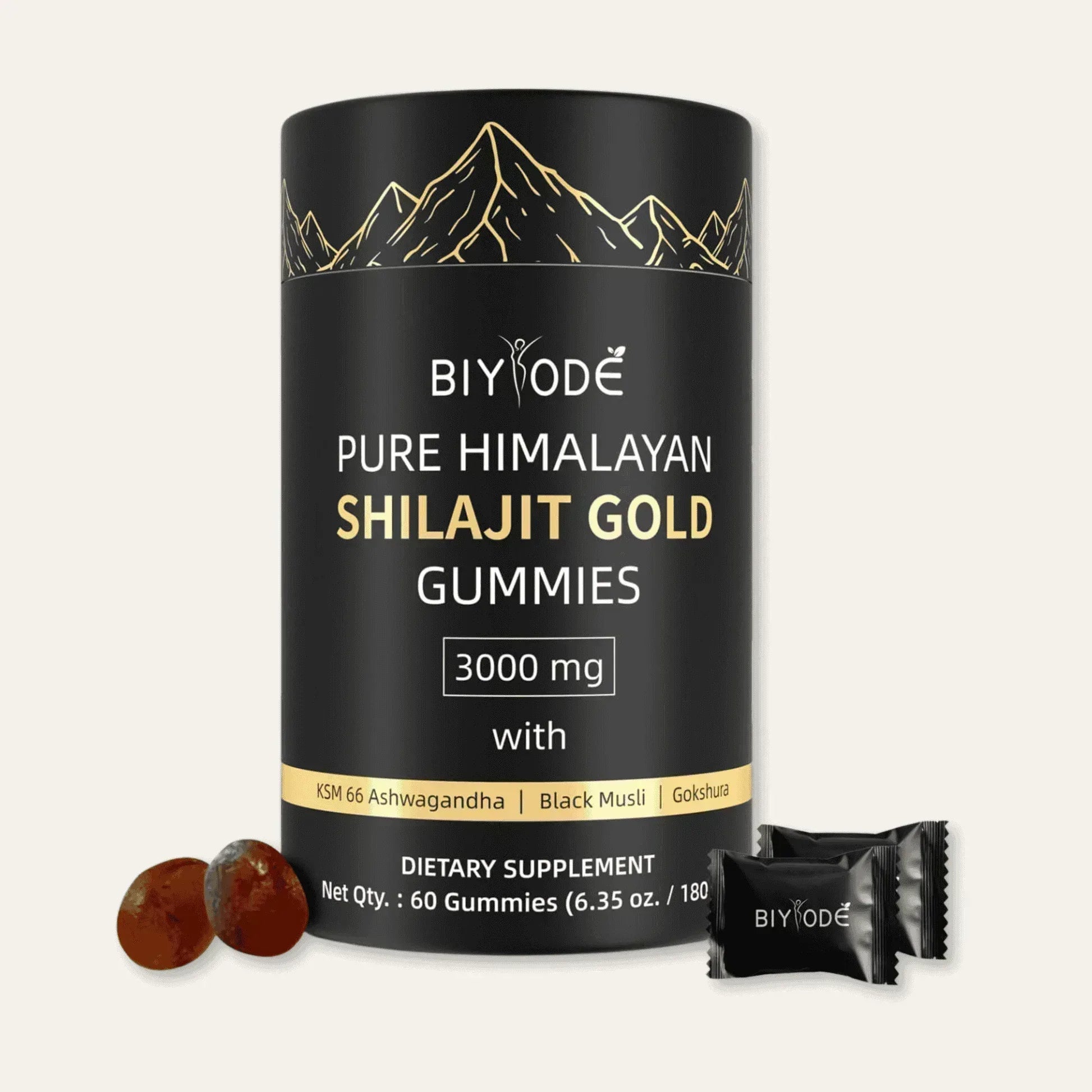Biyode Pure Himalayan Shilajit Gummies - ELEMENTAFILL