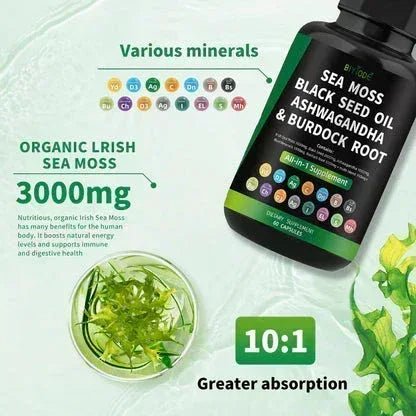 Biyode Sea Moss Capsules - ELEMENTAFILL
